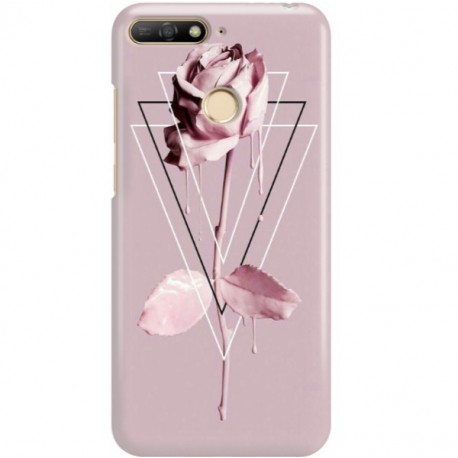 ETUI CLEAR NA TELEFON HUAWEI Y6 2018 PRIME PINK ROSE