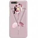 ETUI CLEAR NA TELEFON HUAWEI Y6 2018 PRIME PINK ROSE