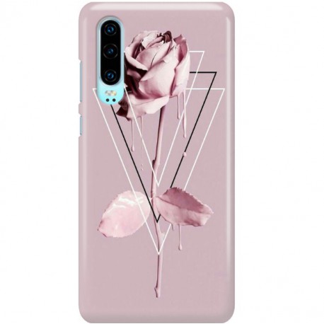 ETUI CLEAR NA TELEFON HUAWEI P30 PINK ROSE