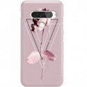 ETUI CLEAR NA TELEFON LG G8S / G8S THINQ PINK ROSE