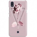 ETUI CLEAR NA TELEFON LG K20 PINK ROSE