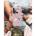 ETUI CLEAR NA TELEFON MOTOROLA MOTO ONE MACRO PINK ROSE