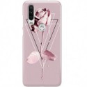 ETUI CLEAR NA TELEFON MOTOROLA MOTO ONE ACTION PINK ROSE