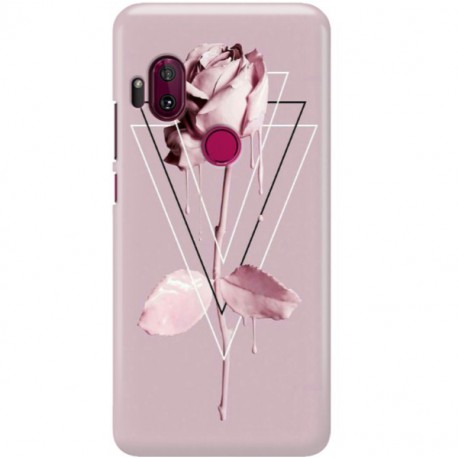 ETUI CLEAR NA TELEFON MOTOROLA ONE HYPER PINK ROSE