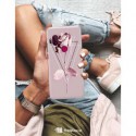 ETUI CLEAR NA TELEFON MOTOROLA ONE HYPER PINK ROSE
