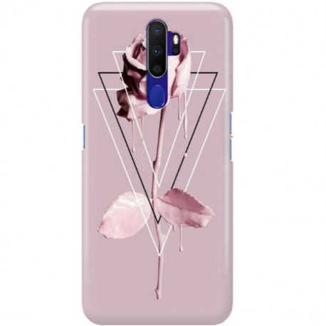 ETUI CLEAR NA TELEFON OPPO A9 2020 PINK ROSE