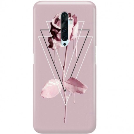 ETUI CLEAR NA TELEFON OPPO RENO 2 PINK ROSE