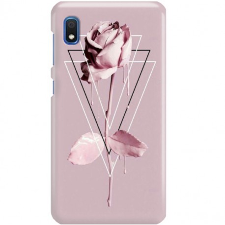 ETUI CLEAR NA TELEFON SAMSUNG GALAXY A10 PINK ROSE
