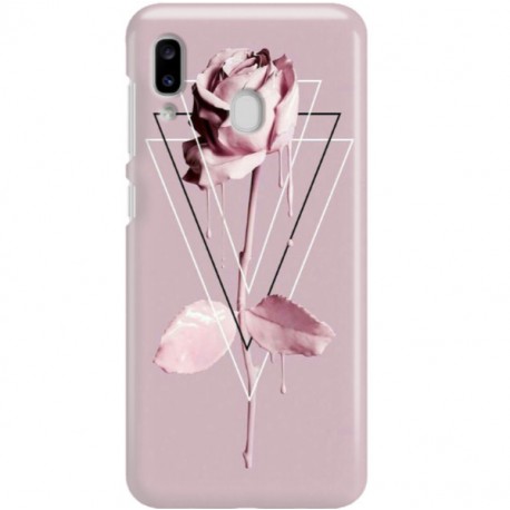 ETUI CLEAR NA TELEFON SAMSUNG GALAXY A20E PINK ROSE