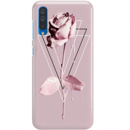 ETUI CLEAR NA TELEFON SAMSUNG GALAXY A50 PINK ROSE