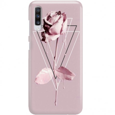 ETUI CLEAR NA TELEFON SAMSUNG GALAXY A70 PINK ROSE