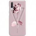ETUI CLEAR NA TELEFON SAMSUNG GALAXY A70 PINK ROSE