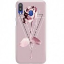 ETUI CLEAR NA TELEFON SAMSUNG GALAXY M20 PINK ROSE