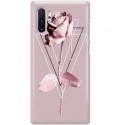 ETUI CLEAR NA TELEFON SAMSUNG GALAXY NOTE 10 PLUS PINK ROSE