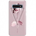 ETUI CLEAR NA TELEFON SAMSUNG GALAXY S10 PINK ROSE