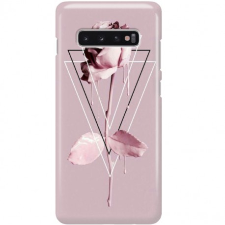 ETUI CLEAR NA TELEFON SAMSUNG GALAXY S10 PLUS PINK ROSE