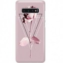 ETUI CLEAR NA TELEFON SAMSUNG GALAXY S10 PLUS PINK ROSE