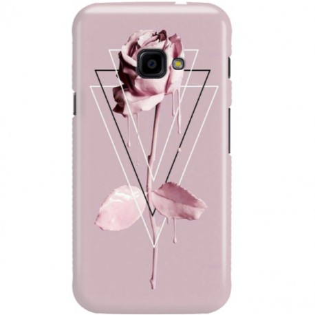 ETUI CLEAR NA TELEFON SAMSUNG GALAXY XCOVER 4 PINK ROSE