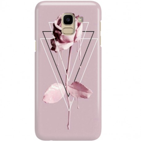 ETUI CLEAR NA TELEFON SAMSUNG GALAXY J6 2018 PINK ROSE