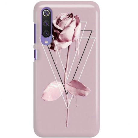 ETUI CLEAR NA TELEFON XIAOMI MI9 SE PINK ROSE