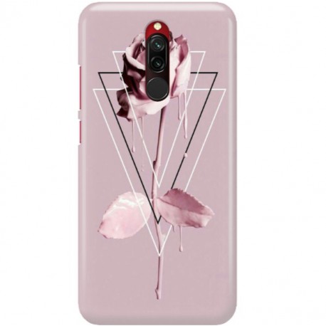 ETUI CLEAR NA TELEFON XIAOMI REDMI 8 PINK ROSE