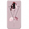 ETUI CLEAR NA TELEFON XIAOMI REDMI 8 PINK ROSE