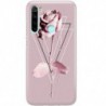 ETUI CLEAR NA TELEFON XIAOMI REDMI NOTE 8 PINK ROSE