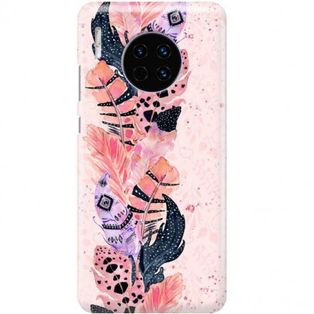 ETUI CLEAR NA TELEFON HUAWEI MATE 30 PIÓRKA BOHO