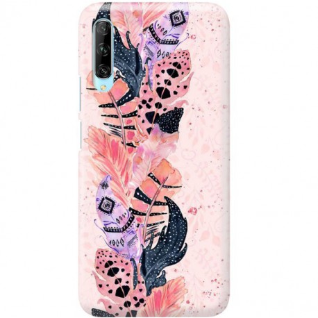ETUI CLEAR NA TELEFON HUAWEI P SMART PRO / HONOR Y9S PIÓRKA BOHO