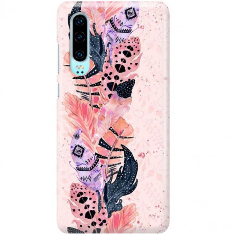ETUI CLEAR NA TELEFON HUAWEI P30 PIÓRKA BOHO