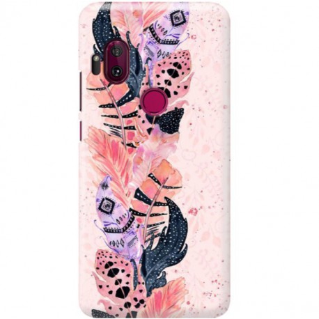 ETUI CLEAR NA TELEFON MOTOROLA ONE HYPER PIÓRKA BOHO