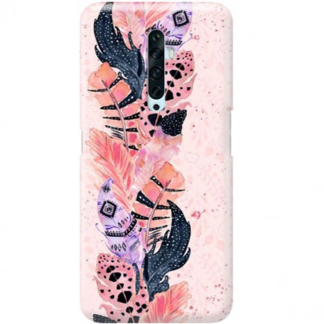 ETUI CLEAR NA TELEFON OPPO RENO 2 PIÓRKA BOHO