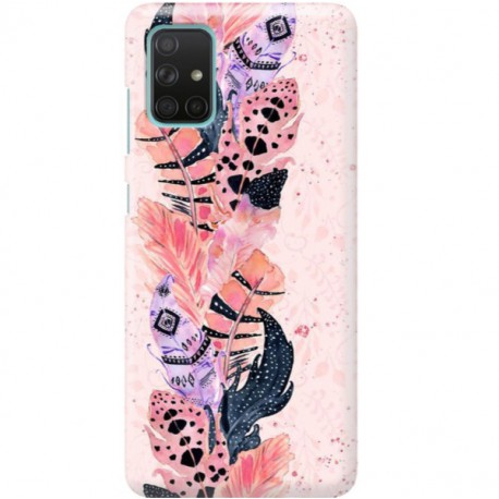 ETUI CLEAR NA TELEFON SAMSUNG GALAXY A71 PIÓRKA BOHO