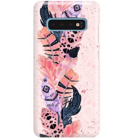 ETUI CLEAR NA TELEFON SAMSUNG GALAXY S10 PIÓRKA BOHO
