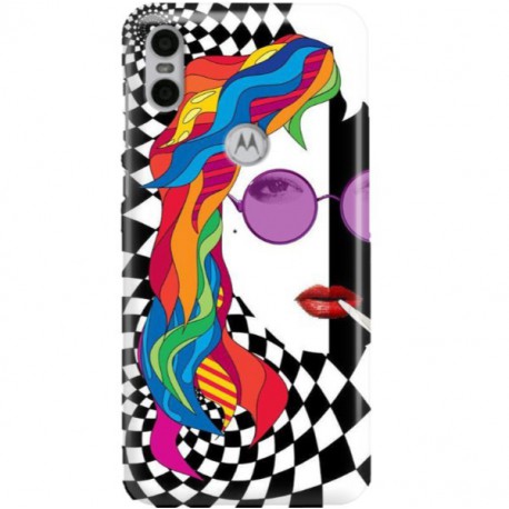 ETUI CLEAR NA TELEFON MOTOROLA MOTO ONE POP ART. 2