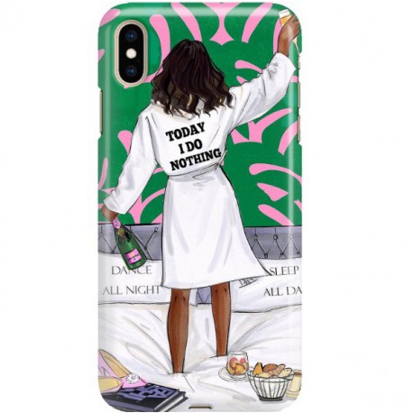 ETUI CLEAR NA TELEFON APPLE IPHONE XS MAX POSITIVE VIBES