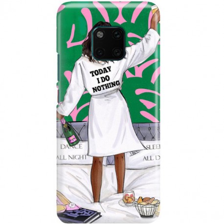 ETUI CLEAR NA TELEFON HUAWEI MATE 20 PRO POSITIVE VIBES