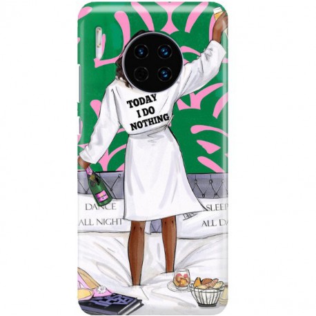 ETUI CLEAR NA TELEFON HUAWEI MATE 30 POSITIVE VIBES