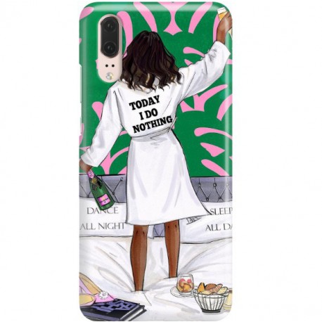 ETUI CLEAR NA TELEFON HUAWEI P20 POSITIVE VIBES