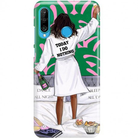 ETUI CLEAR NA TELEFON HUAWEI P30 LITE POSITIVE VIBES
