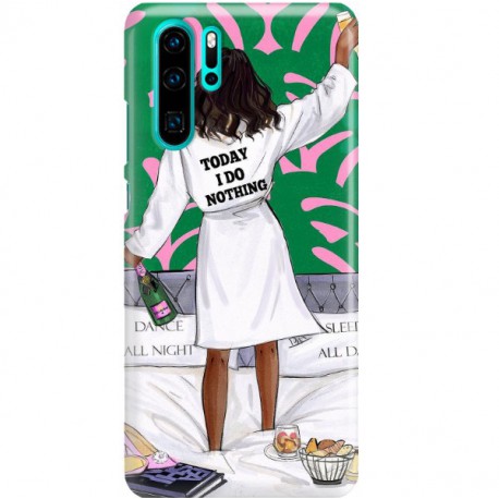 ETUI CLEAR NA TELEFON HUAWEI P30 PRO POSITIVE VIBES