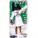 ETUI CLEAR NA TELEFON HUAWEI P30 PRO POSITIVE VIBES