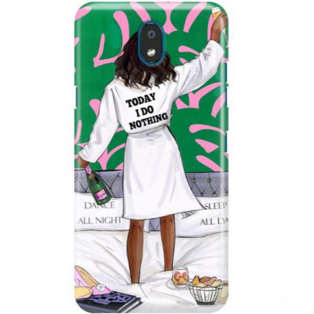 ETUI CLEAR NA TELEFON LG K30 2019 POSITIVE VIBES