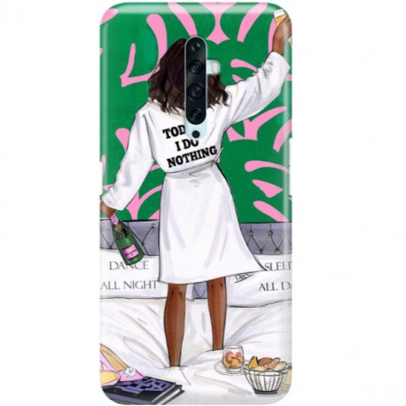 ETUI CLEAR NA TELEFON OPPO RENO 2 POSITIVE VIBES