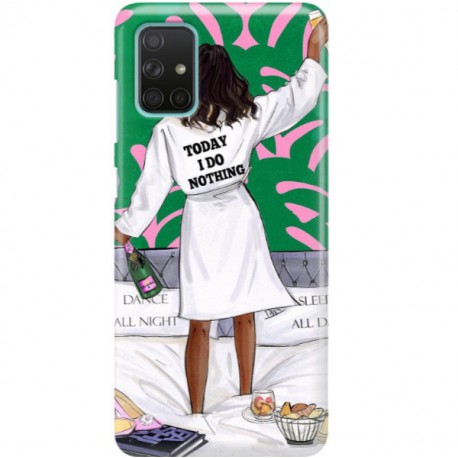 ETUI CLEAR NA TELEFON SAMSUNG GALAXY A71 POSITIVE VIBES