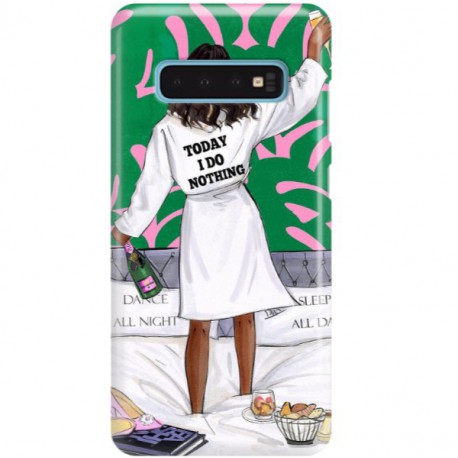 ETUI CLEAR NA TELEFON SAMSUNG GALAXY S10 POSITIVE VIBES