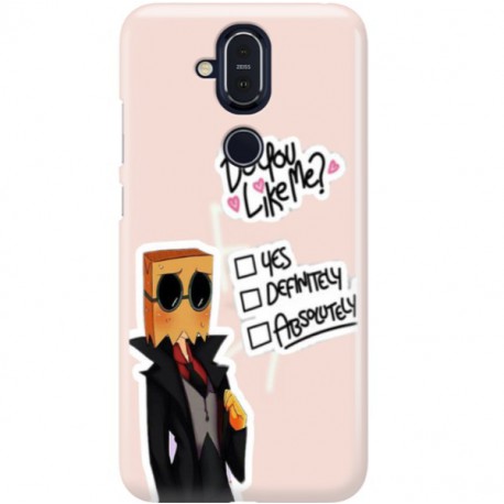 ETUI CLEAR NA TELEFON NOKIA 8.1 / X7 QUESTION