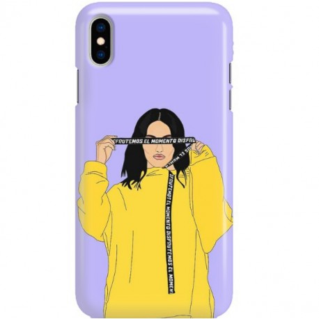 ETUI CLEAR NA TELEFON APPLE IPHONE X / XS REBEL GIRL