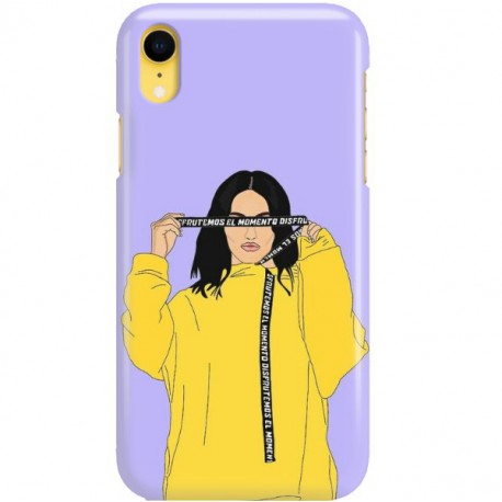 ETUI CLEAR NA TELEFON APPLE IPHONE XR REBEL GIRL