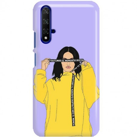 ETUI CLEAR NA TELEFON HUAWEI HONOR 20 REBEL GIRL
